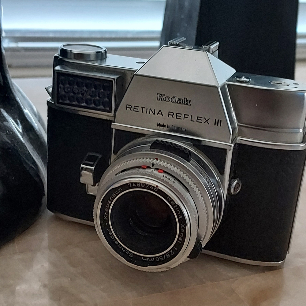 Camera - Black and Silver
